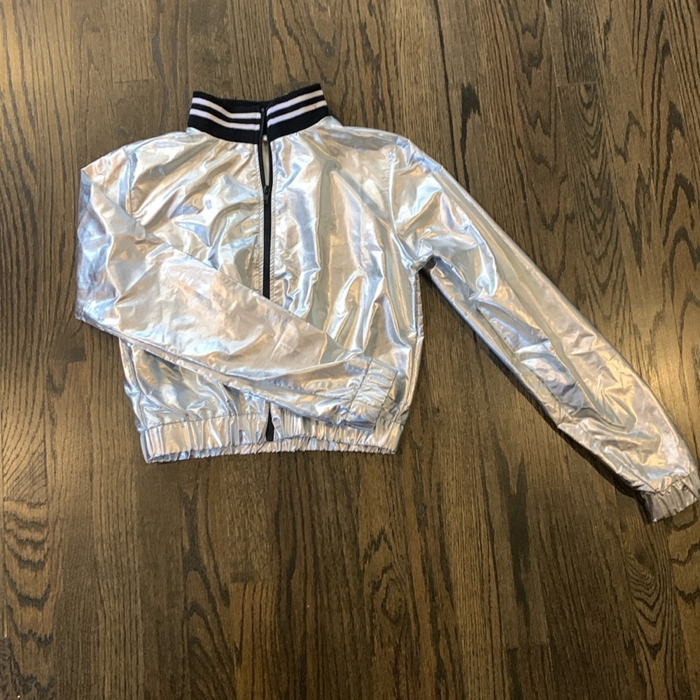 Kids Silver Dance Costume Jacket